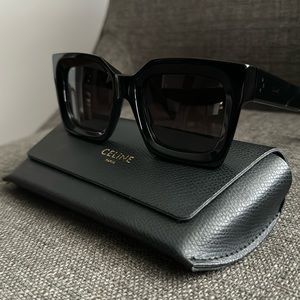 New CELINE Rectangle Acetate Sunglasses